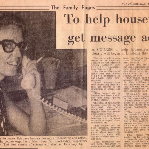 The Courier Mail, February 1, 1973.