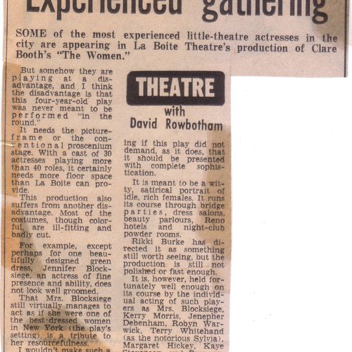 David Rowbotham review, 1975.