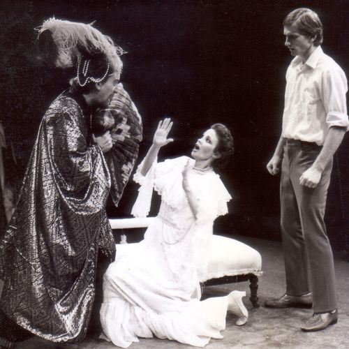 Peter Darch, Christine Hoepper, David Harpham in the Othello scene from The Man from Mukinupin, 1980.