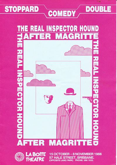 After Magritte & The Real Inspector Hound