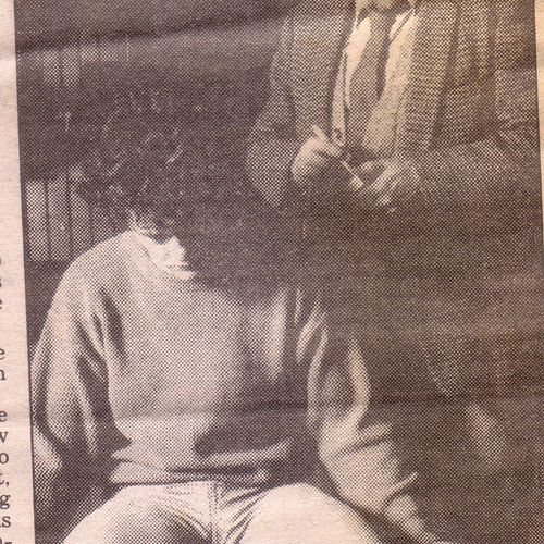Ian Leigh-Cooper and Scott Witt in Equus, in The Sun July 13 1989.