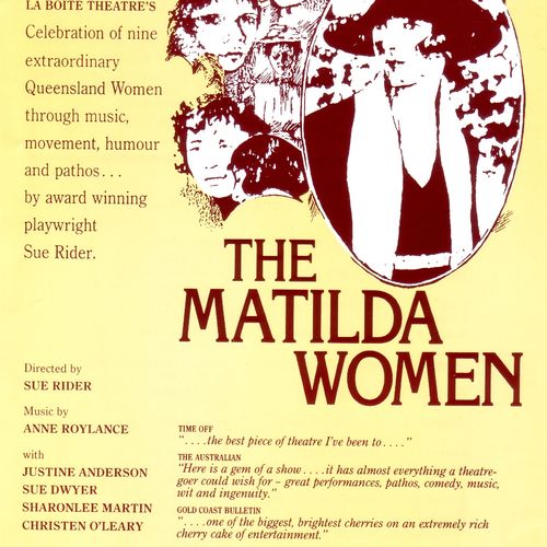 The Touring flyer for The Matilda Women.