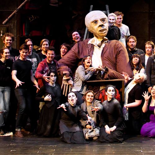 Cast, crew and creatives of The Harbinger, 2012.